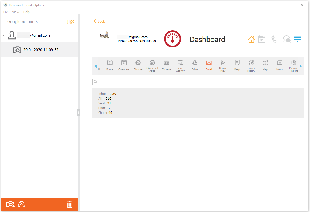 Dashboard_Gmail